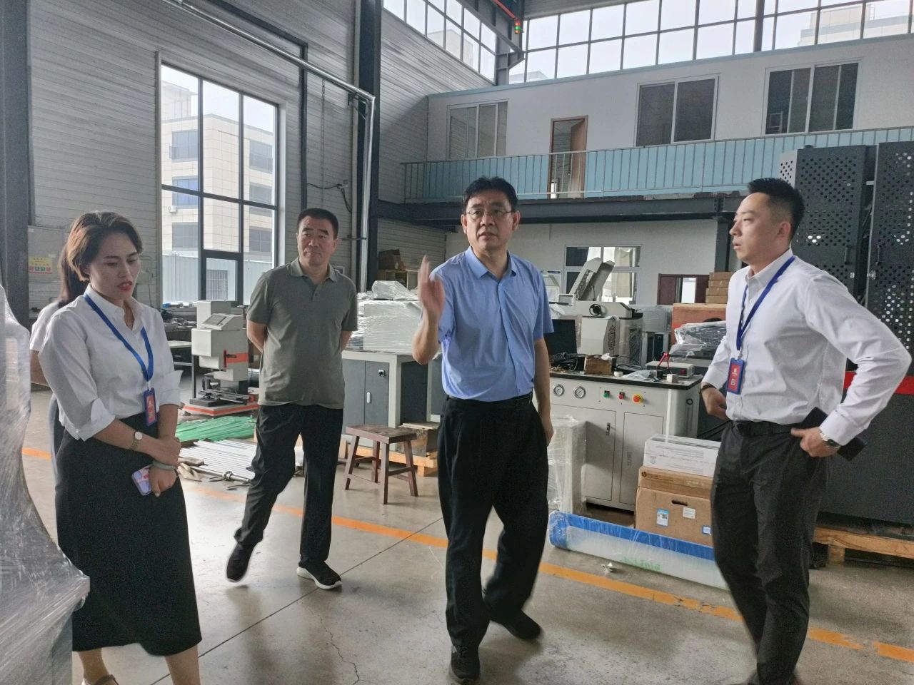 齊河經濟開發區黨工委副書記司曉明一行調研齊河智谷·連城眾創產業園